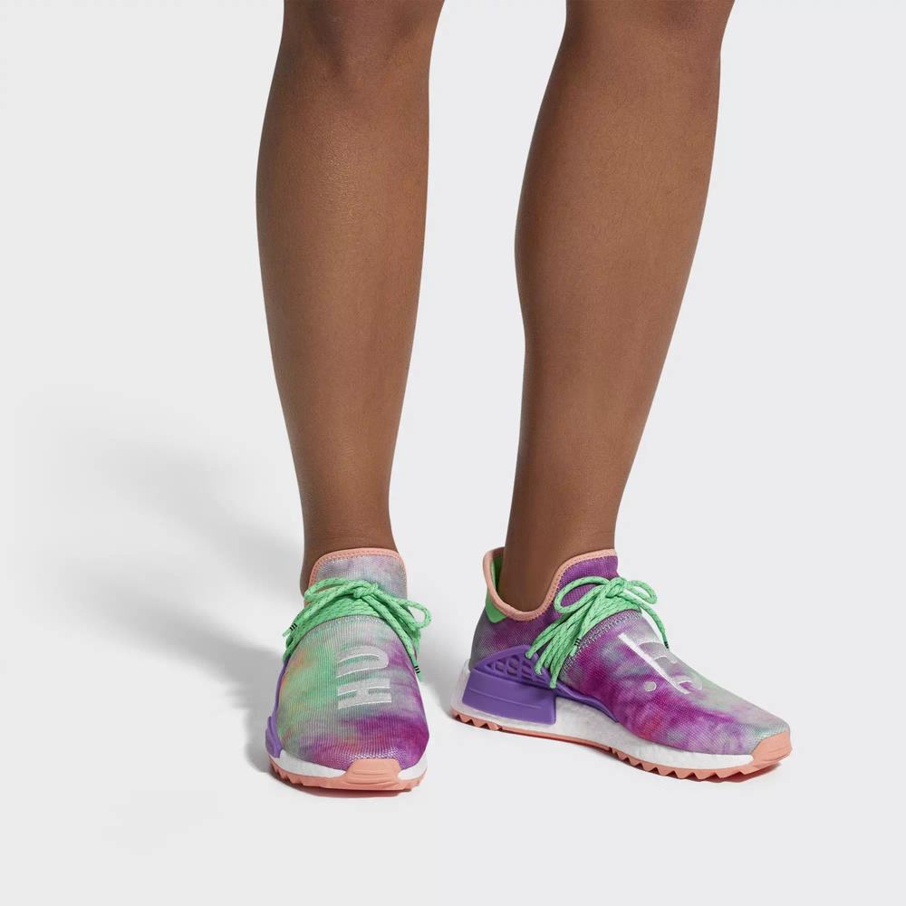 Adidas Pharrell Williams Hu Holi NMD MC Tenis Naranjas Para Hombre (MX-56399)